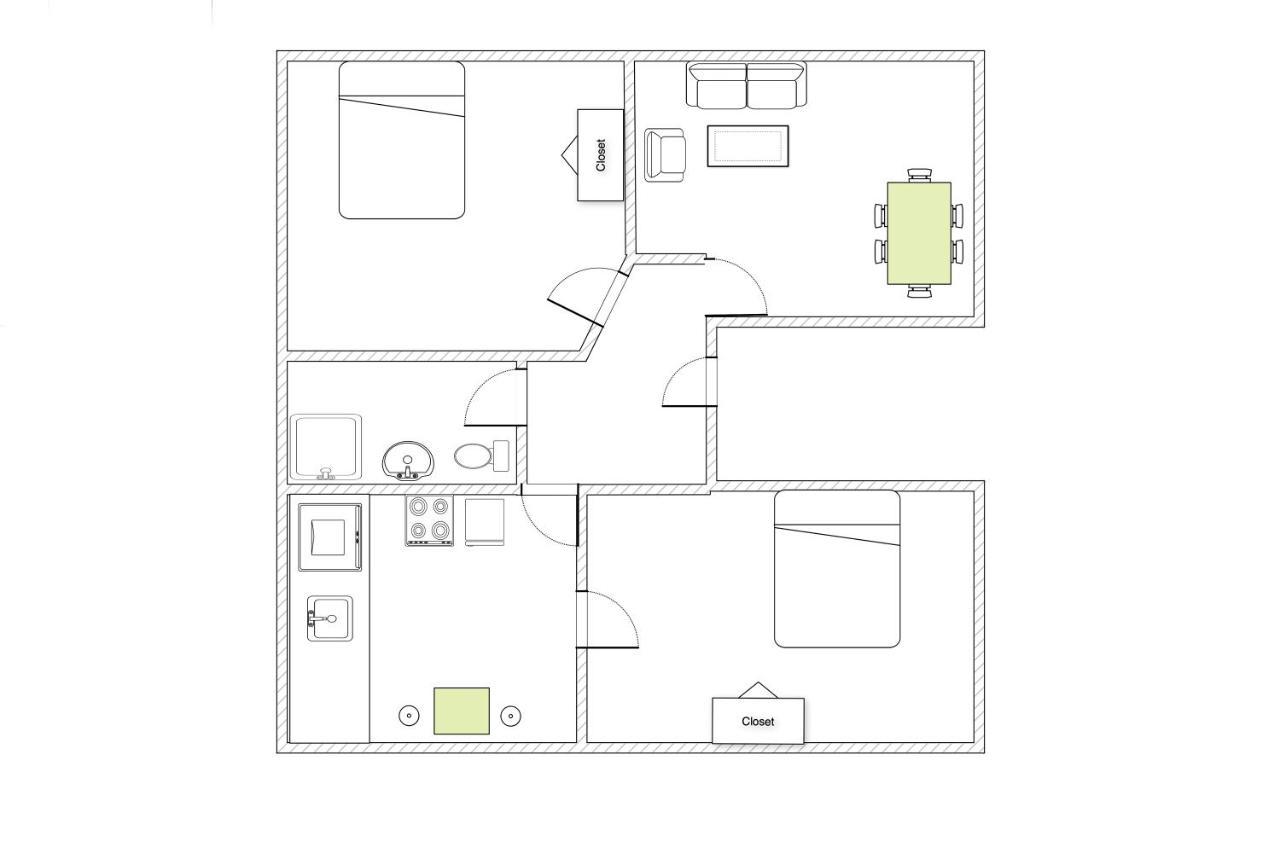 Sanders Lake - Pleasant Two-Bedroom Apartment In Downtown Copenhague Exterior foto